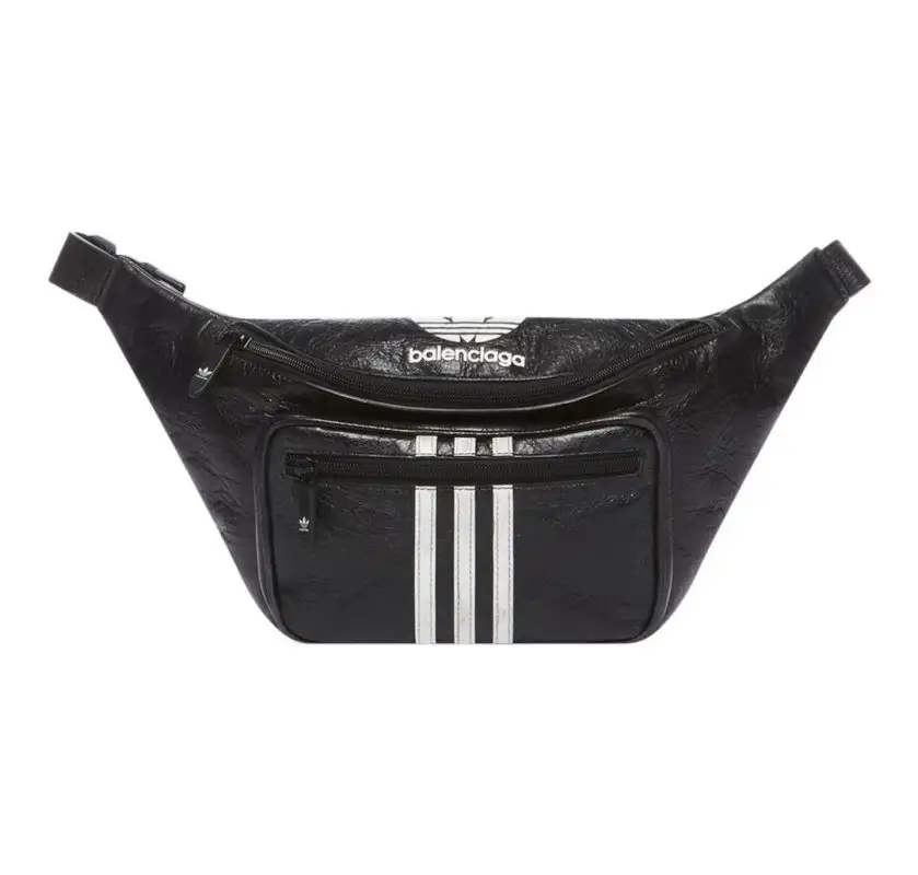 Balenciaga — Сумка на пояс шкіряна 40 см Balenciaga x Adidas