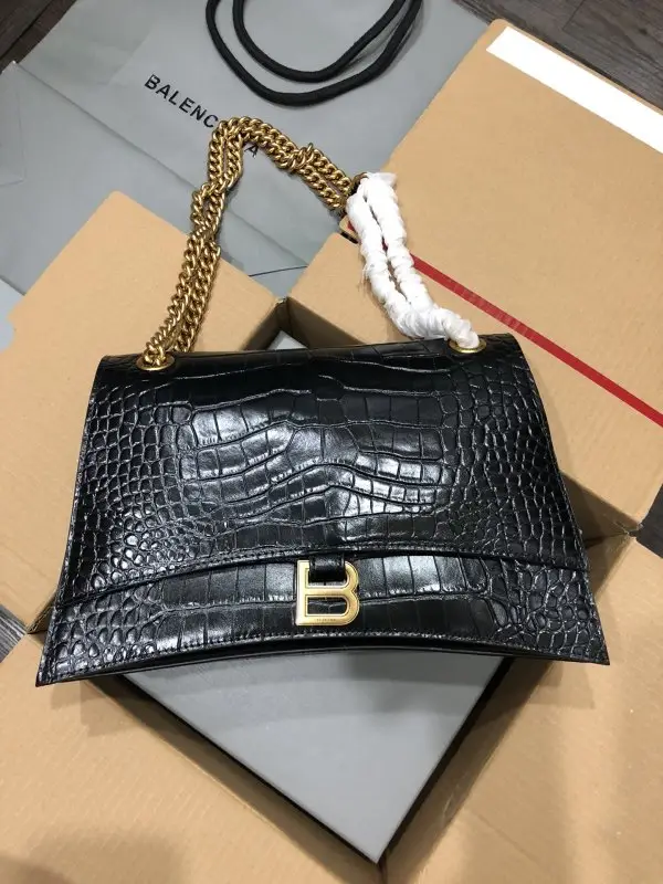 Balenciaga — A bag on shoulder Crush Chain secondary size from chain
