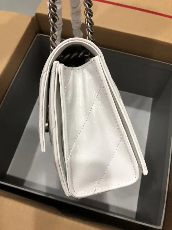 Balenciaga A bag on shoulder Crush Chain Small size from chain — Photo 4