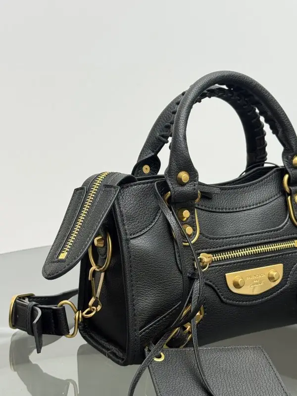 Balenciaga Сумка шопер Le City 24 см кожаная — Фото 3