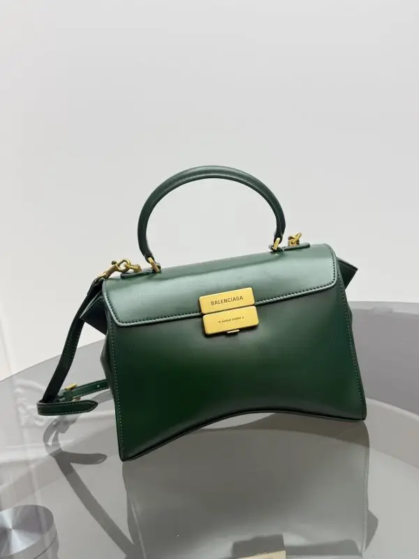 Balenciaga — Маленька жіноча сумка Hourglass Avenue 23 см з верхньої ручкою