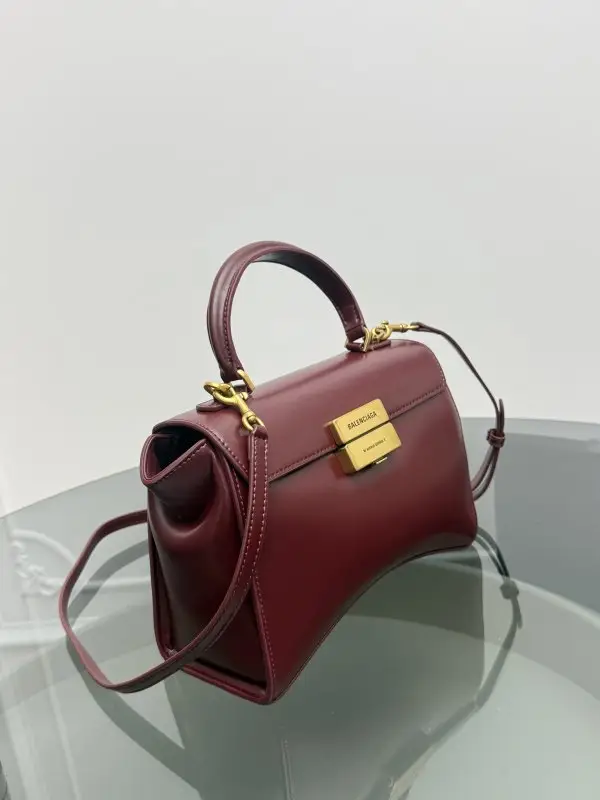 Balenciaga Маленька жіноча сумка Hourglass Avenue 23 см з верхньої ручкою — Фото 2