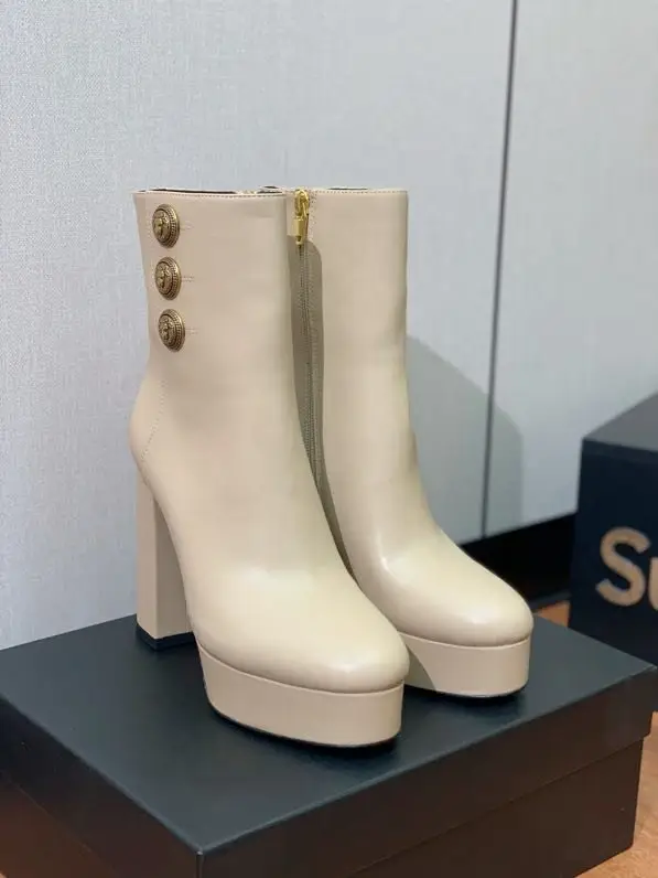 Balmain Ботильйони на платформі і високому підборах — Фото 3