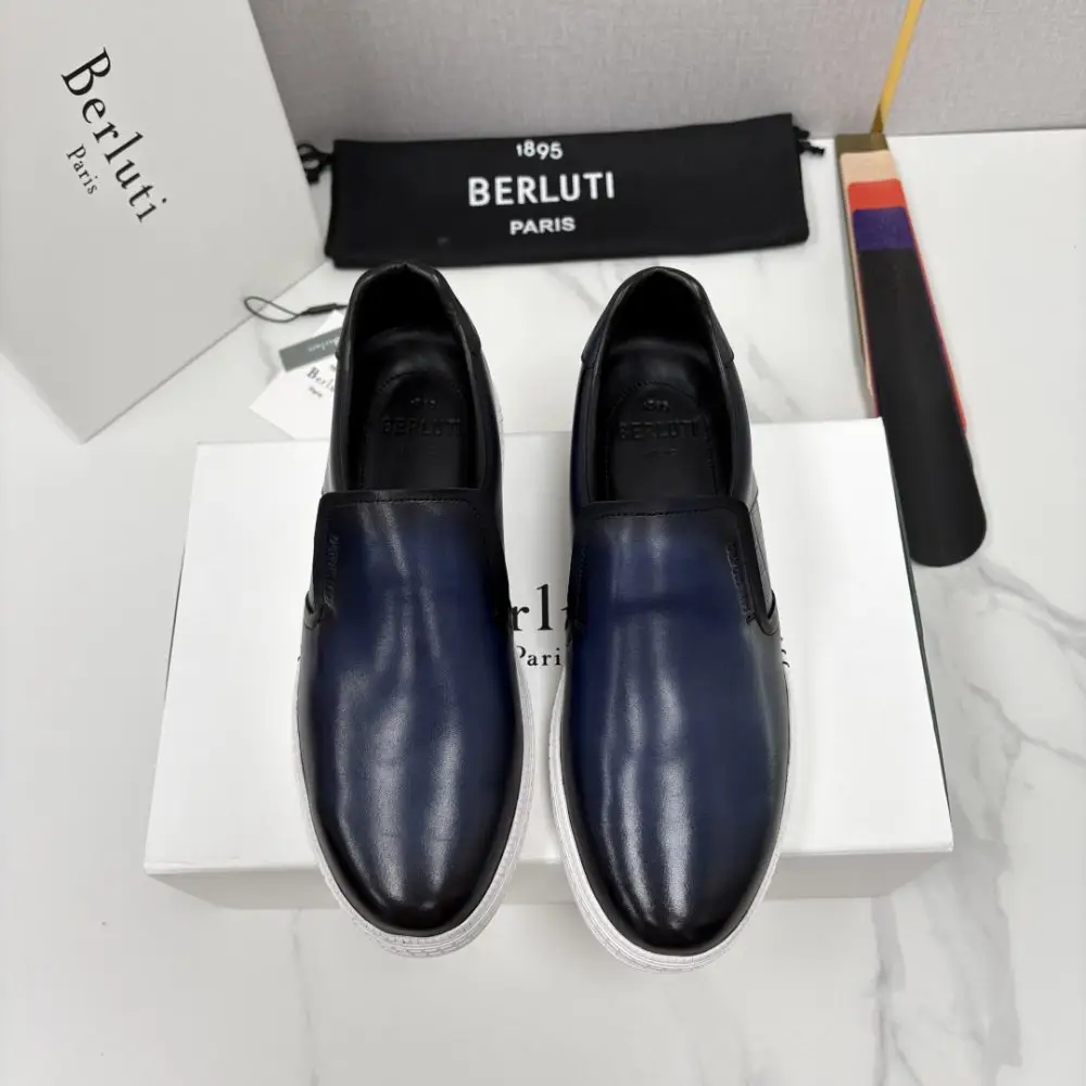 Berluti Лоферы шкіряні чоловічі — Фото 2