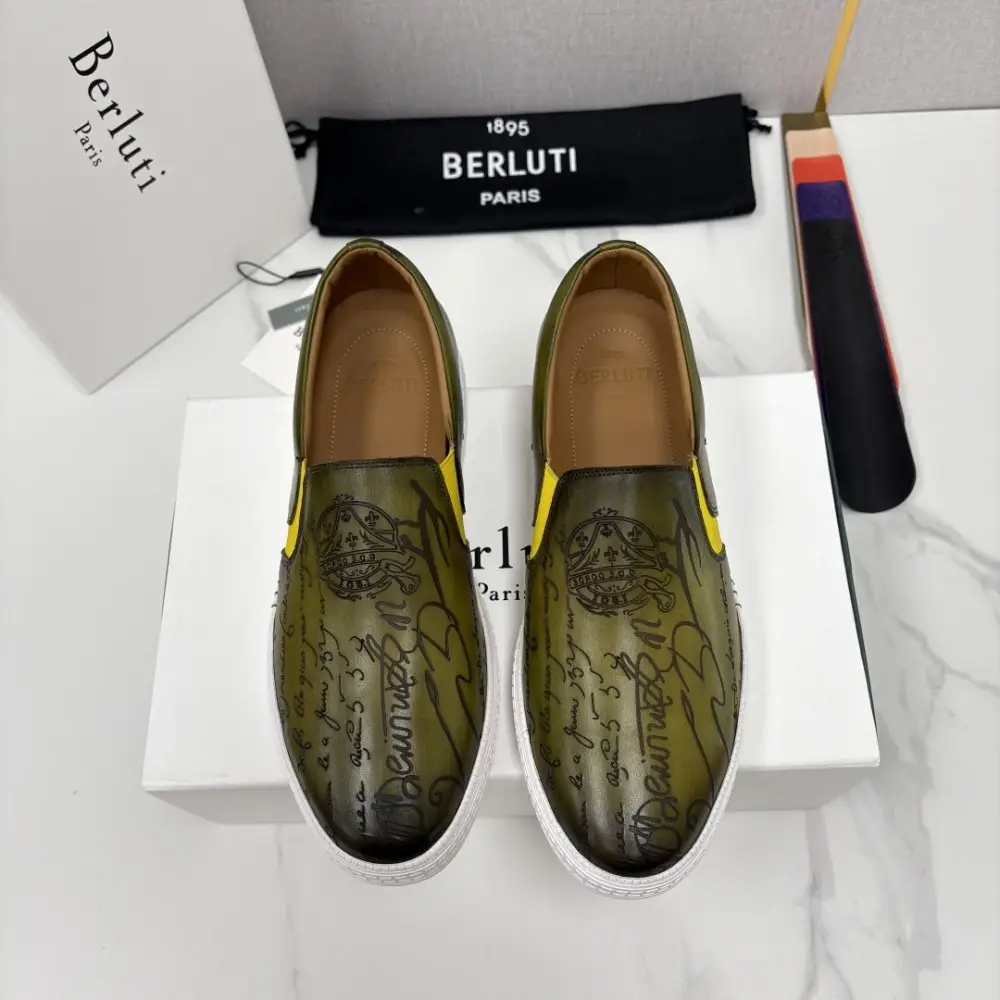 Berluti Лоферы шкіряні чоловічі — Фото 2