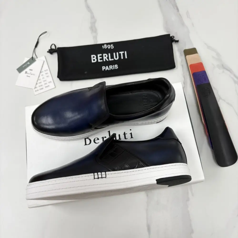 Berluti Лоферы шкіряні чоловічі — Фото 3