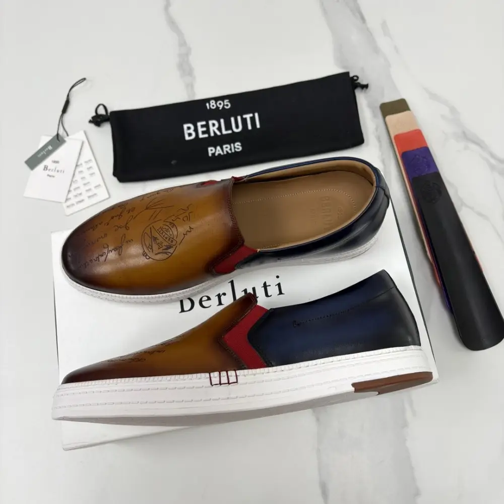Berluti Лоферы leather men's — Photo 3