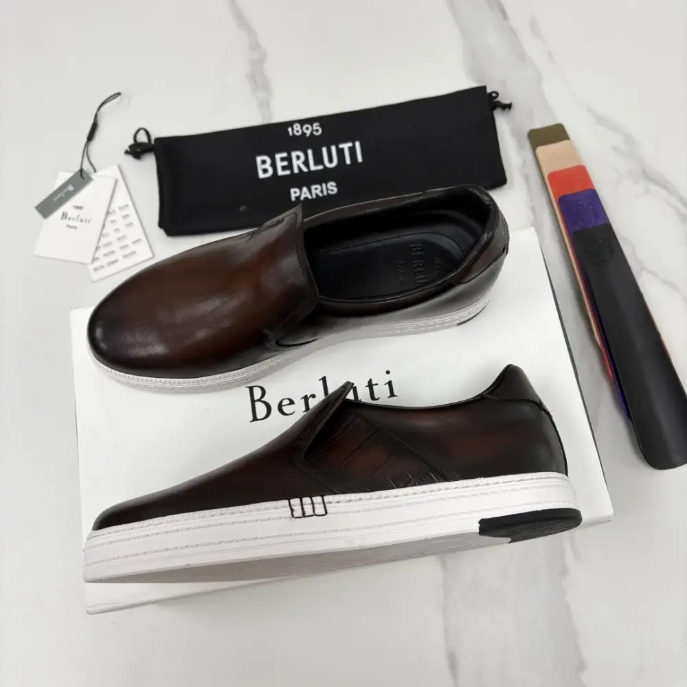 Berluti Лоферы шкіряні чоловічі — Фото 3