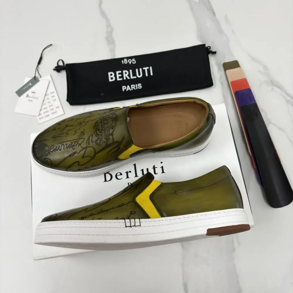 Berluti Лоферы шкіряні чоловічі — Фото 3