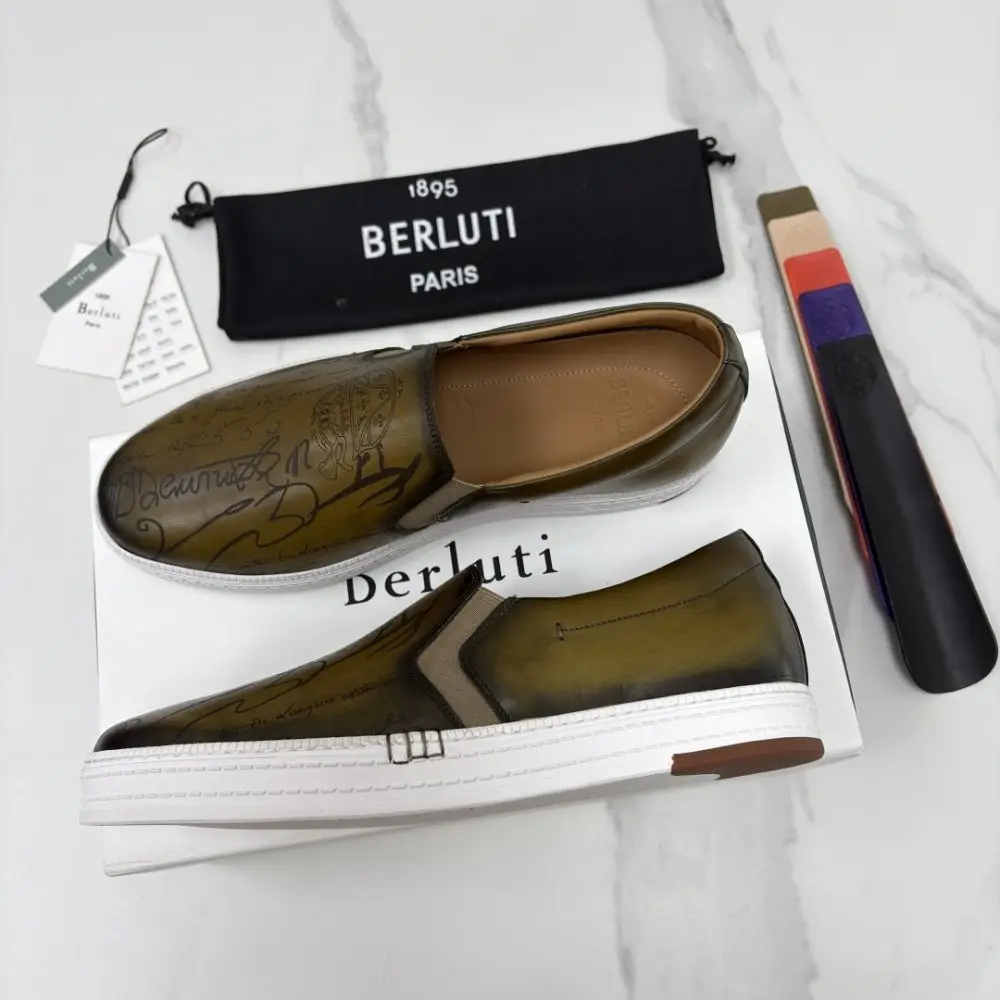 Berluti Лоферы шкіряні чоловічі — Фото 3