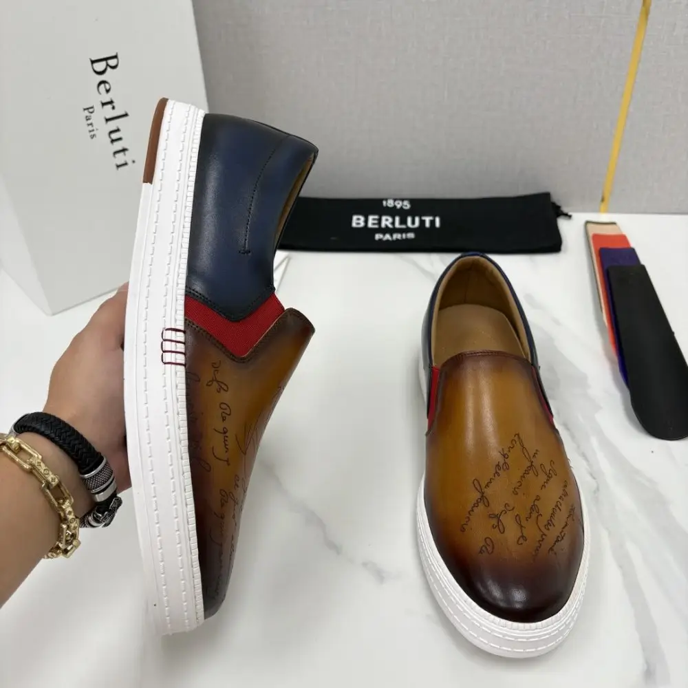 Berluti Лоферы leather men's — Photo 4