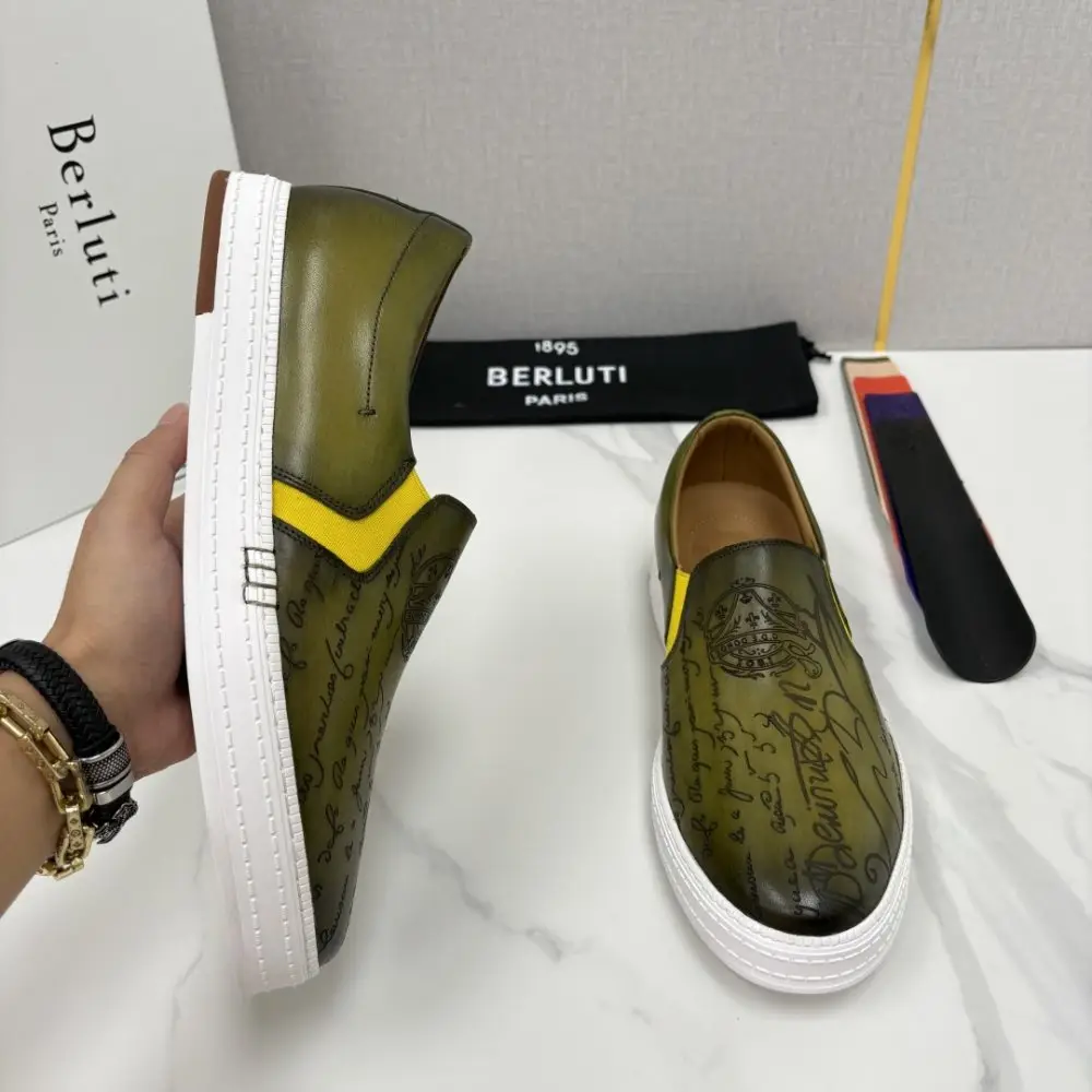 Berluti Лоферы шкіряні чоловічі — Фото 4