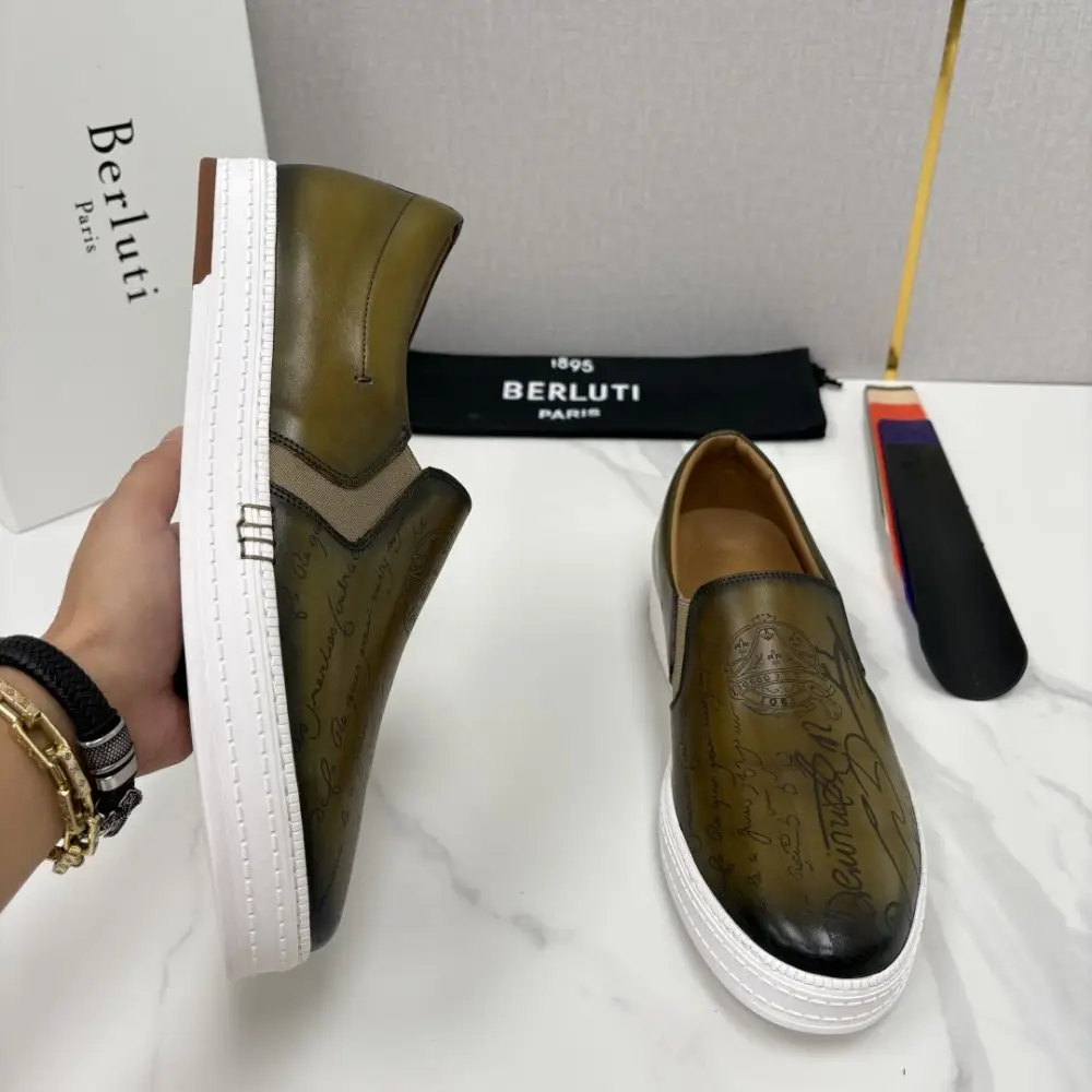 Berluti Лоферы шкіряні чоловічі — Фото 4
