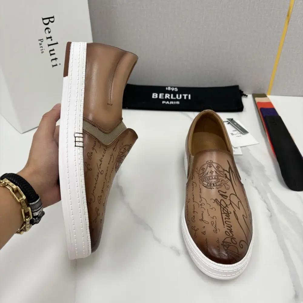 Berluti Лоферы leather men's — Photo 4