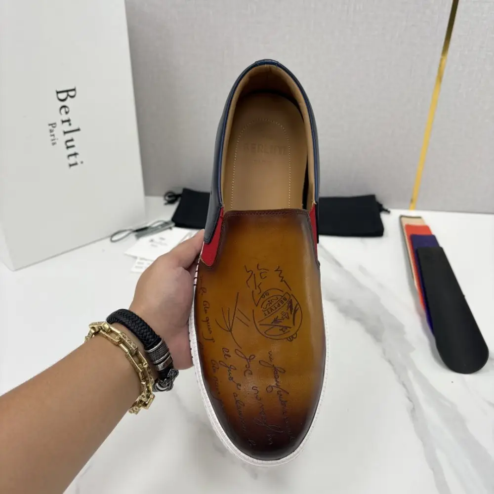Berluti Лоферы leather men's — Photo 5