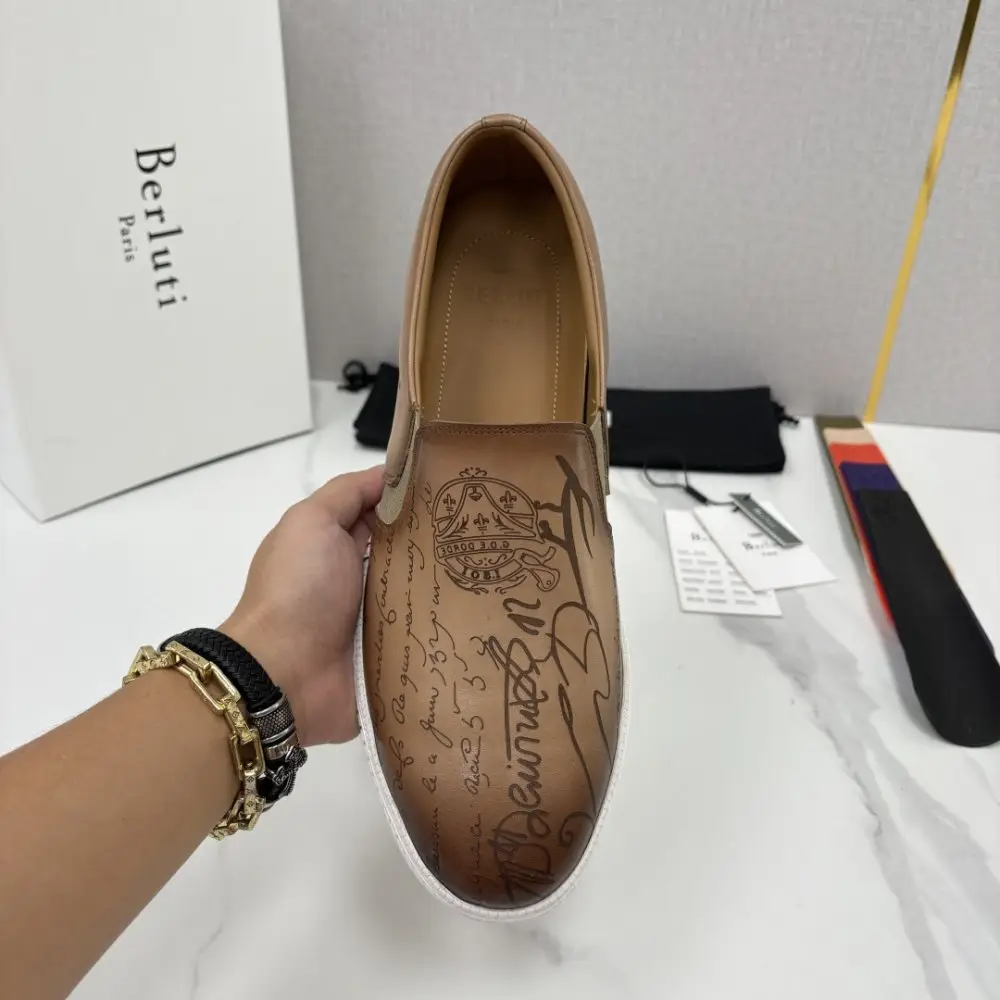 Berluti Лоферы leather men's — Photo 5