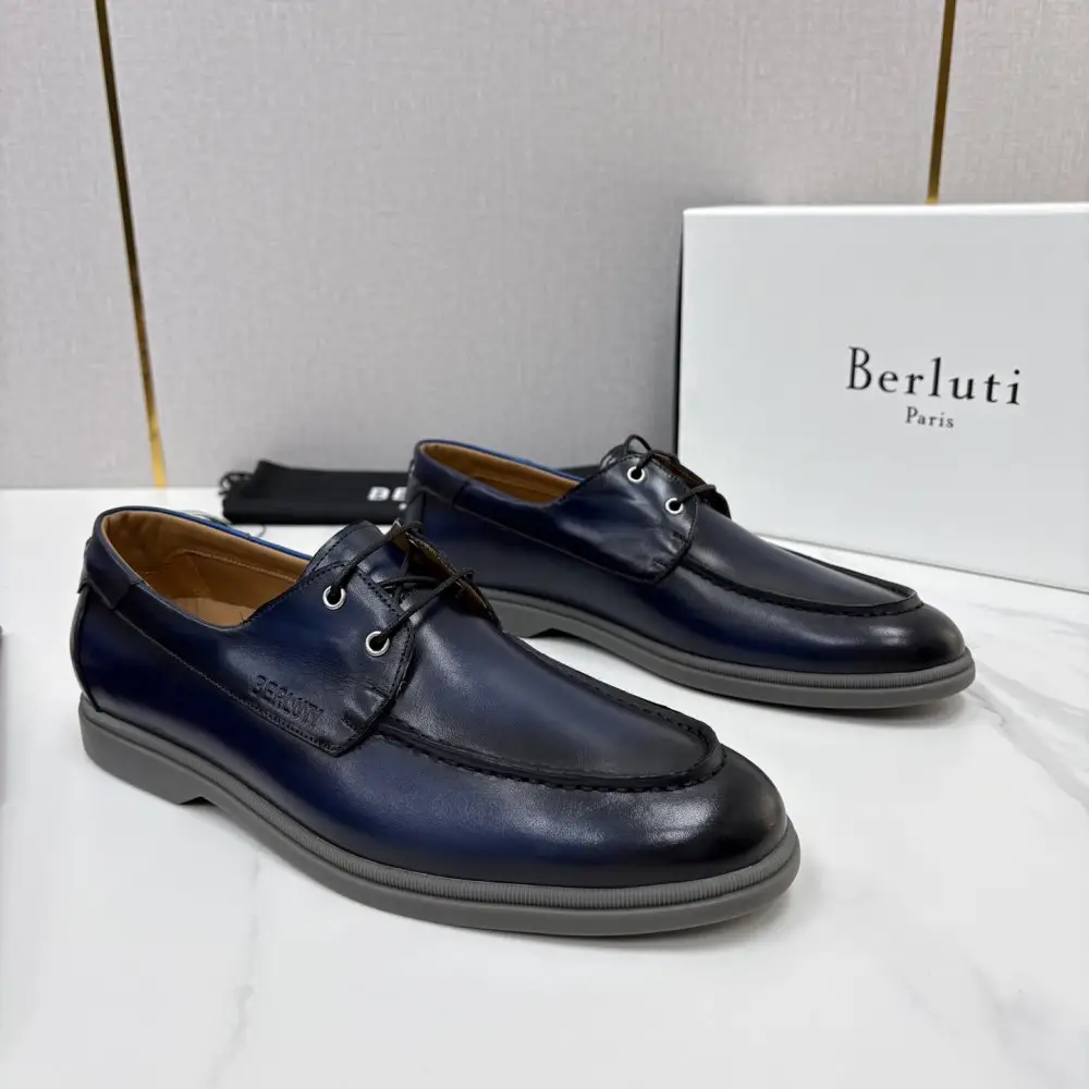Berluti — Лоферы leather on lace