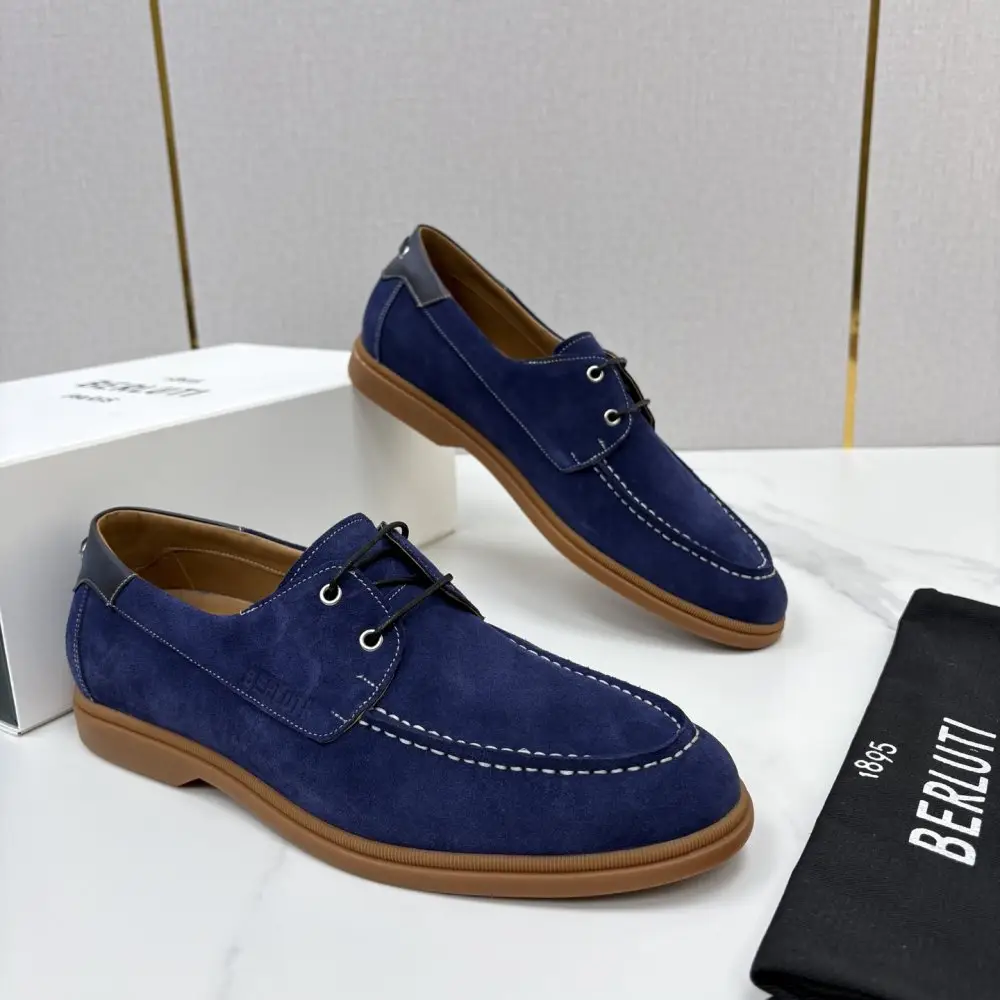 Berluti — Лоферы шкіряні на шнурівці