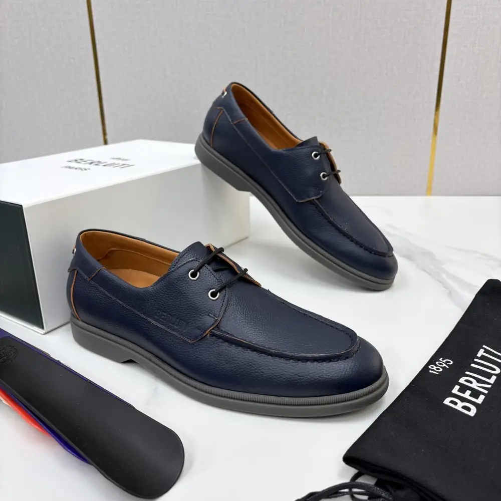 Berluti — Лоферы шкіряні на шнурівці