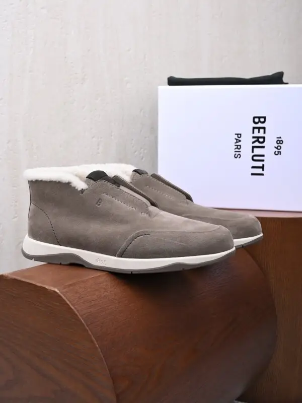 Berluti Кросівки Echappée на хутрі чоловічі — Фото 2