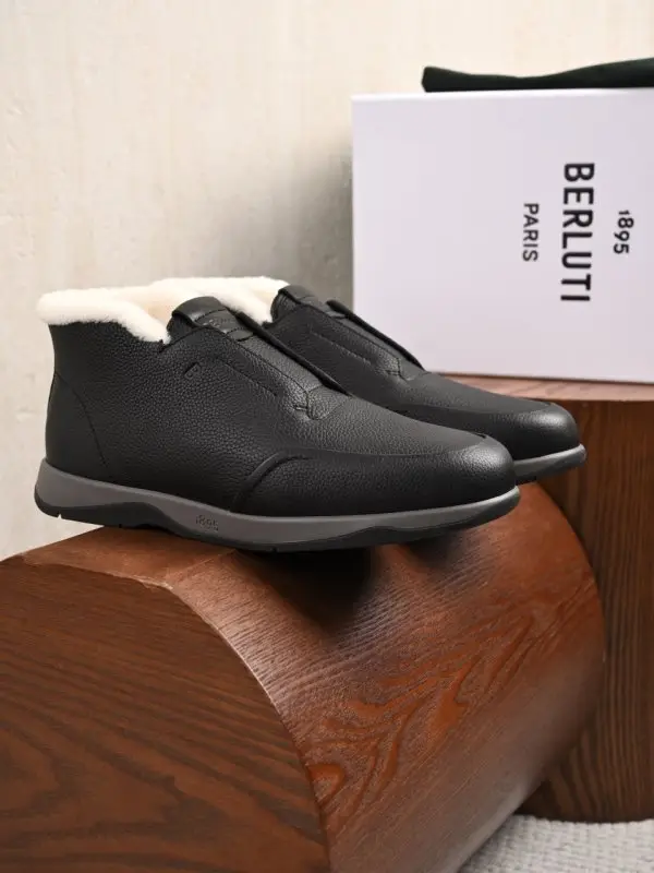 Berluti Кросівки Echappée на хутрі чоловічі — Фото 2