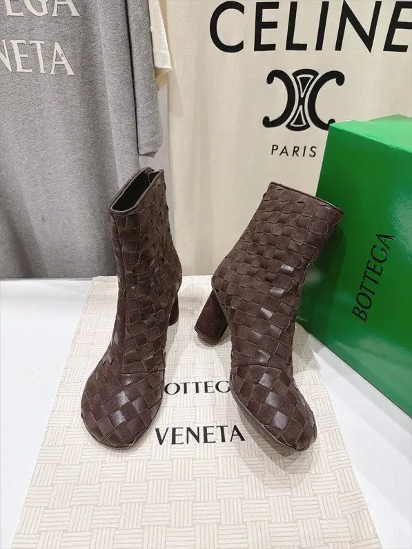 Bottega Veneta — Ботильйони на високому підборах BV Atomic з плетених шкіри