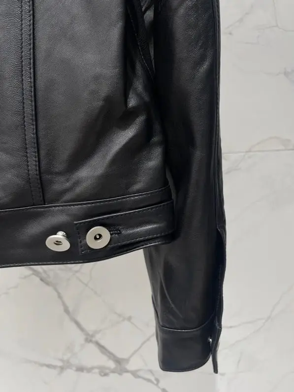 Bottega Veneta Куртка шкіряна жіноча — Фото 3