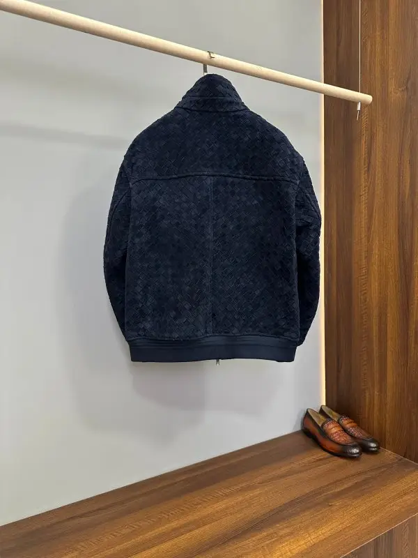 Bottega Veneta Куртка з замші чоловіча — Фото 2
