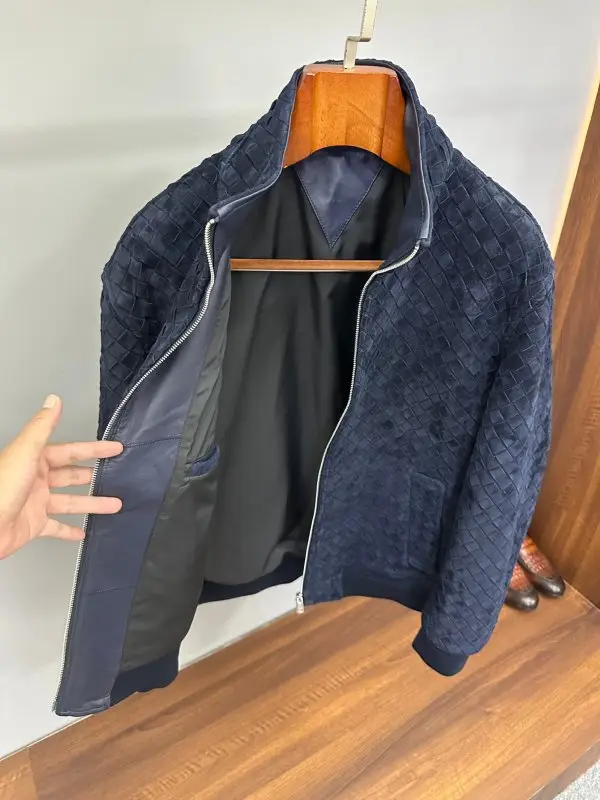 Bottega Veneta Куртка з замші чоловіча — Фото 3