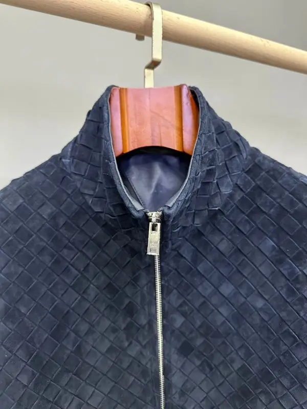 Bottega Veneta Куртка з замші чоловіча — Фото 4