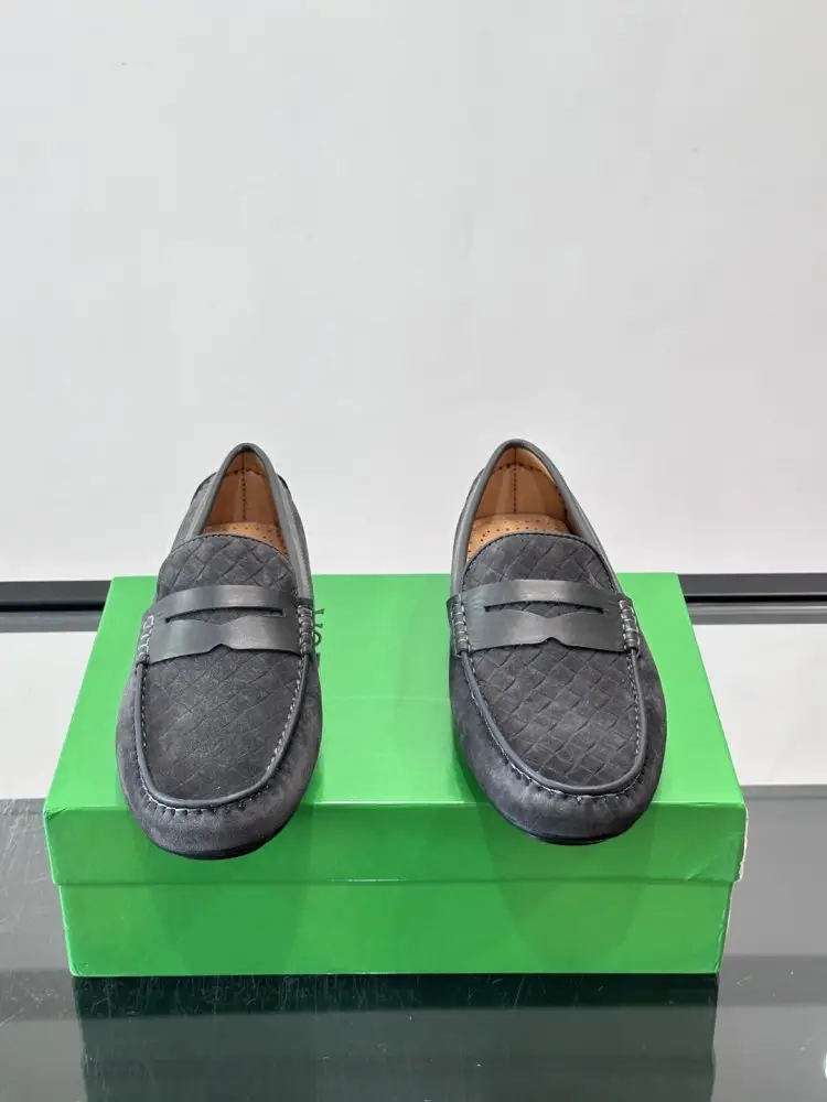 Bottega Veneta Мокасины мужские кожаные — Фото 2