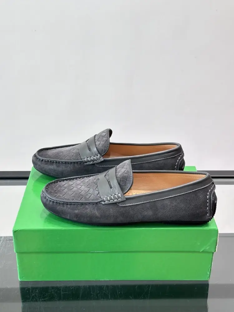 Bottega Veneta Мокасины мужские кожаные — Фото 3