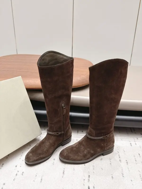 Brunello Cucinelli — Чоботи шкіряні жіночі