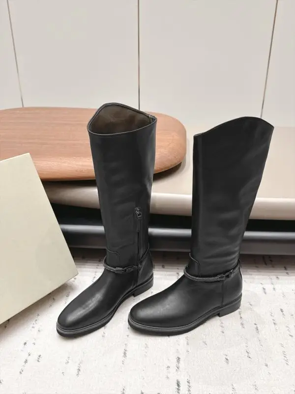 Brunello Cucinelli — Чоботи шкіряні жіночі