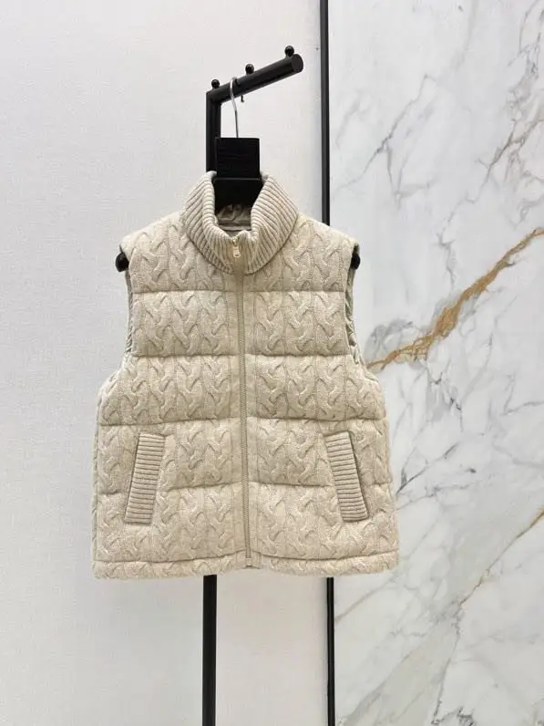 Brunello Cucinelli — Кашемировый жилет женский на пуху