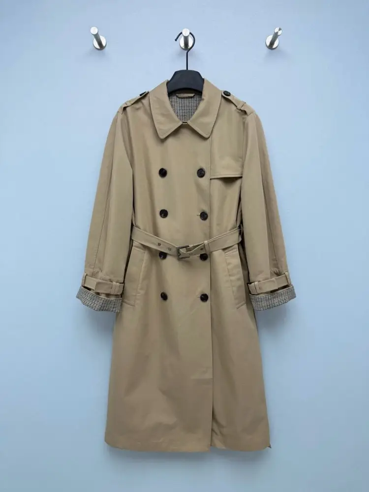 Brunello Cucinelli — Классический длинный двубортный тренч