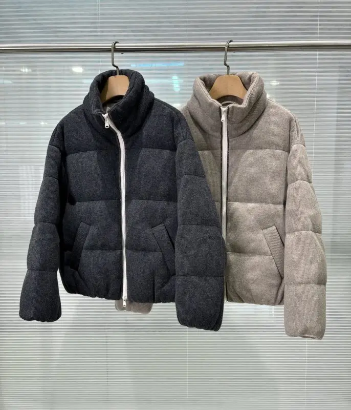 Brunello Cucinelli — Пухова куртка BC Corduroy