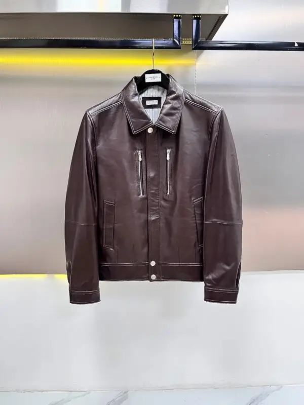 Brunello Cucinelli — Куртка кожаная мужская