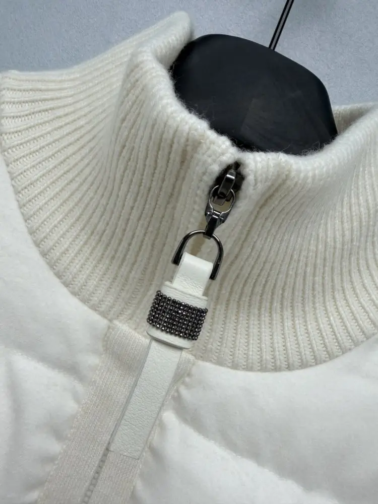 Brunello Cucinelli Jacket of cashmere on feathers — Photo 2