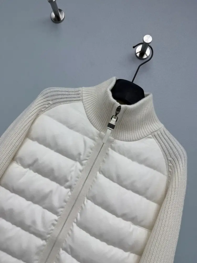 Brunello Cucinelli Jacket of cashmere on feathers — Photo 3