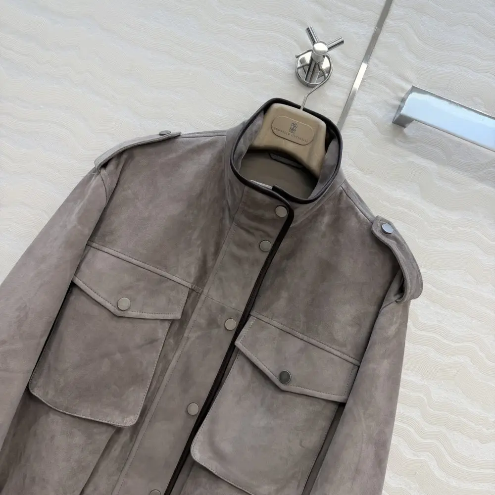 Brunello Cucinelli Jacket suede women's — Photo 2