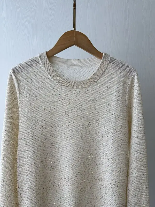 Brunello Cucinelli Knitted pullover from long sleeves — Photo 3
