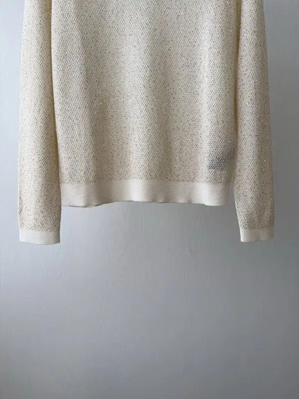 Brunello Cucinelli Knitted pullover from long sleeves — Photo 5