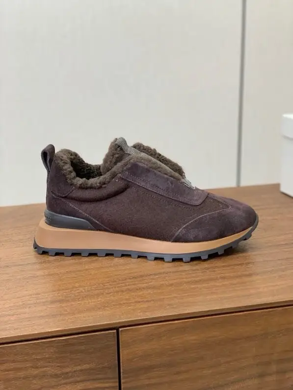 Brunello Cucinelli — Кросівки жіночі на хутрі