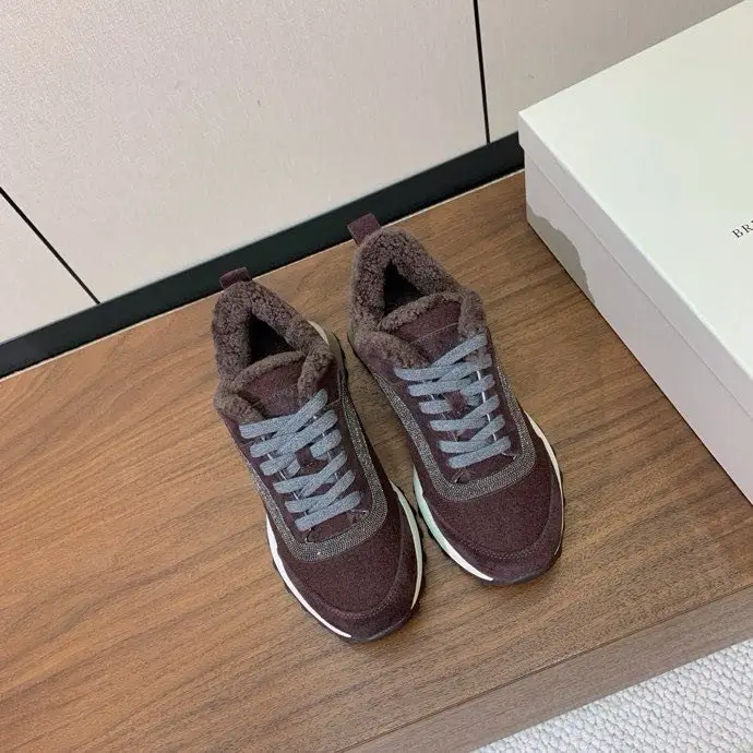 Brunello Cucinelli Sneakers women's on fur — Photo 3