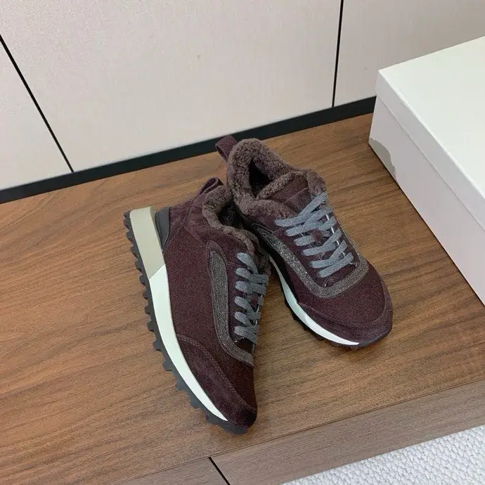 Brunello Cucinelli Sneakers women's on fur — Photo 4