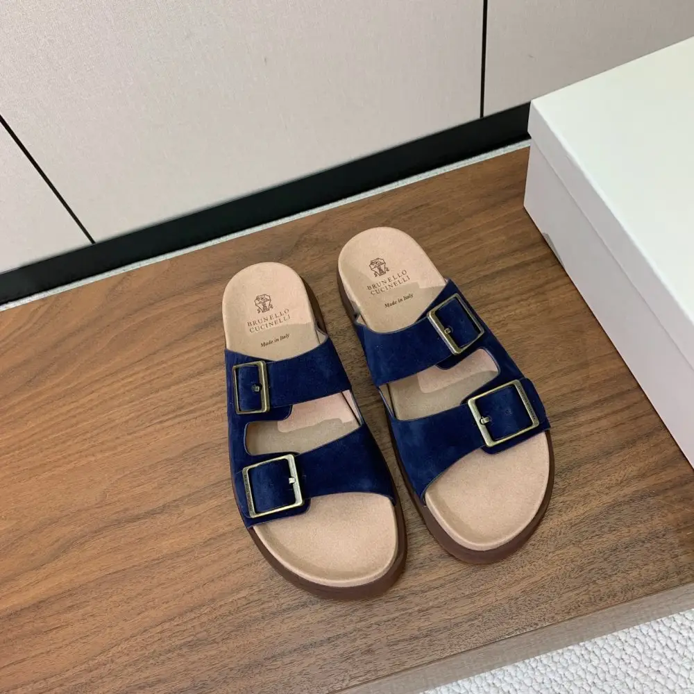 Brunello Cucinelli Шльопанці чоловічі — Фото 3