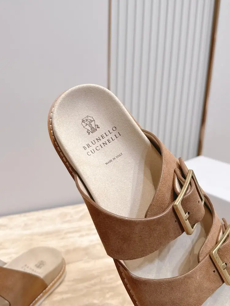 Brunello Cucinelli Шльопанці чоловічі — Фото 3