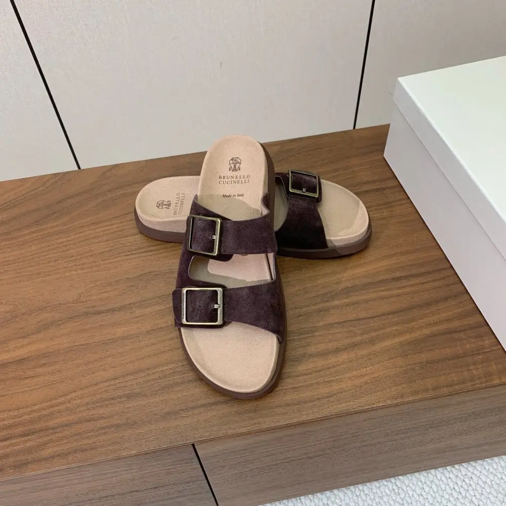 Brunello Cucinelli Шльопанці чоловічі — Фото 4