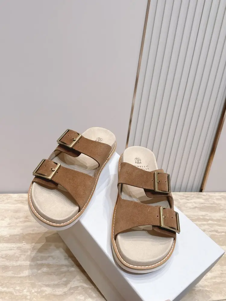 Brunello Cucinelli Шльопанці чоловічі — Фото 4